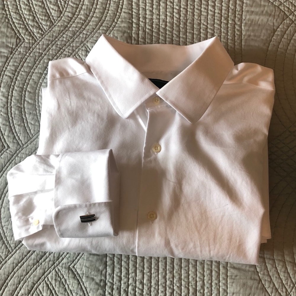 David Donahue French Cuff Dress Shirt